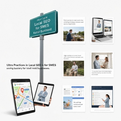 Image illustrant les meilleures pratiques en SEO local