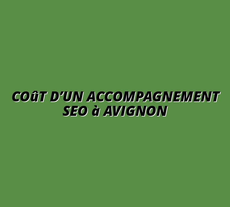 Le coût d’un accompagnement SEO complet à Avignon : de l’audit au suivi
